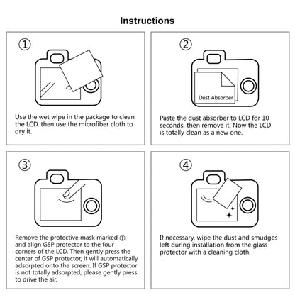 PULUZ 2.5D 9H Tempered Glass Film for Canon 100D, Compatible with Canon 100D / M3 / G1X2 - Camera Accessories by PULUZ | Online Shopping UK | buy2fix