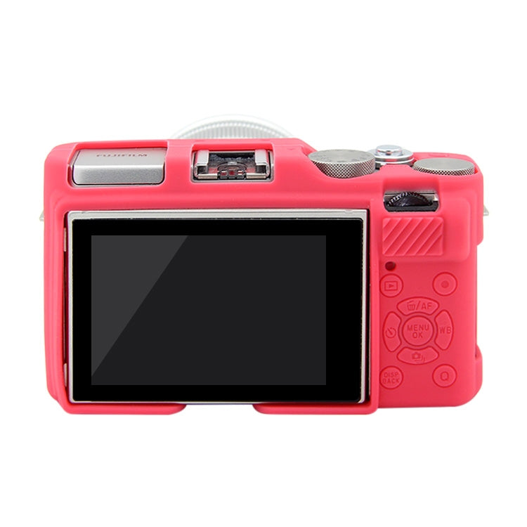 PULUZ Soft Silicone Protective Case for FUJIFILM X-A3 / X-A10(Rose Red) - Protective Case by PULUZ | Online Shopping UK | buy2fix