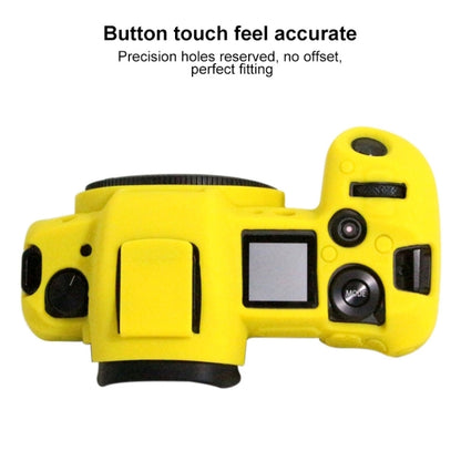 PULUZ Soft Silicone Protective Case for Canon EOS R(Yellow) - Camera Accessories by PULUZ | Online Shopping UK | buy2fix