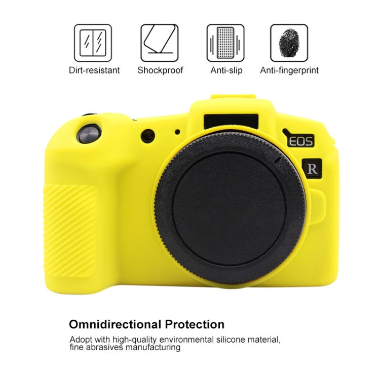 PULUZ Soft Silicone Protective Case for Canon EOS RP(Yellow) - Camera Accessories by PULUZ | Online Shopping UK | buy2fix