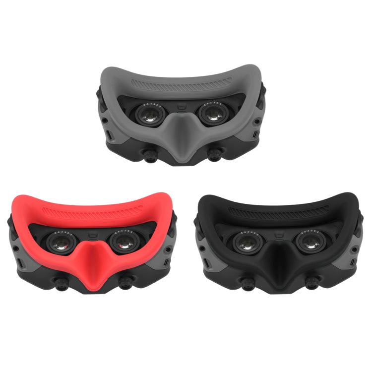 For DJI Avata Goggles 2 PULUZ Flying Eye Mask Silicone Protective Case (Grey) - DJI & GoPro Accessories by PULUZ | Online Shopping UK | buy2fix