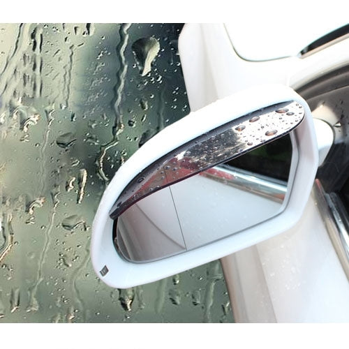 2 PCS Flexible Shielding Rain Board Sun Visor Shade Rearview Mirror for Car Rearview Mirrors(Transparent) - Convex Mirror & Accessories by buy2fix | Online Shopping UK | buy2fix