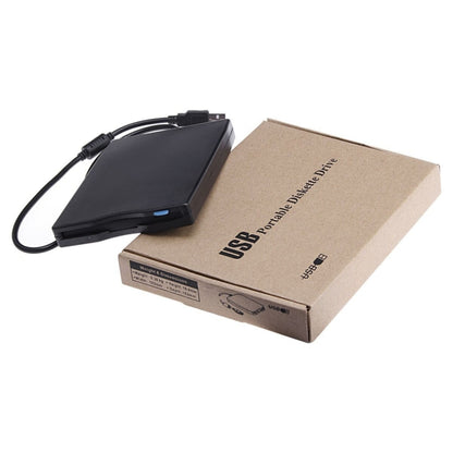 USB Portable Diskette Drive, USB External Floppy Drive(Black) - Rewritable Drive by buy2fix | Online Shopping UK | buy2fix