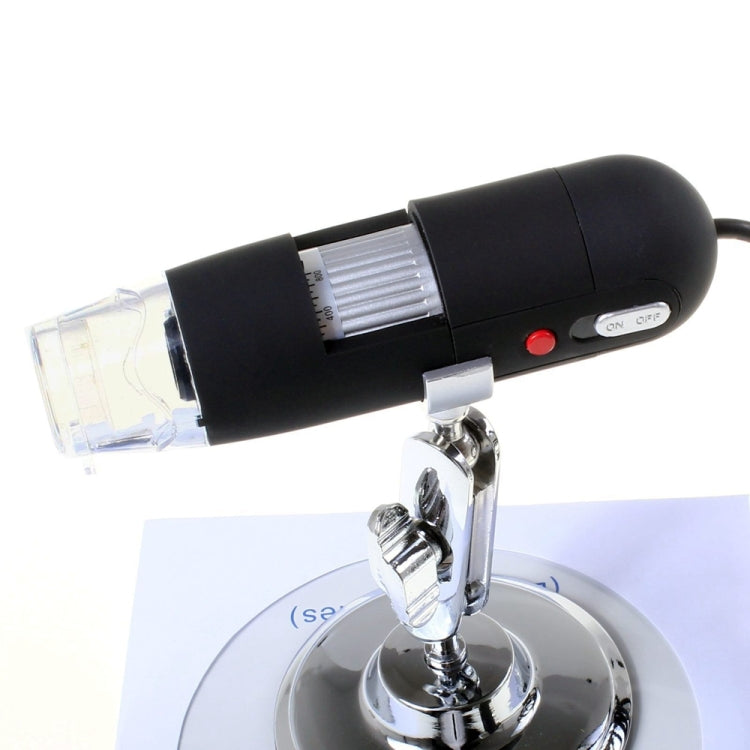 2.0 Mega Pixels 800X USB Digital Microscope with 8 LED White Light / Holder(Black) - Digital Microscope by buy2fix | Online Shopping UK | buy2fix