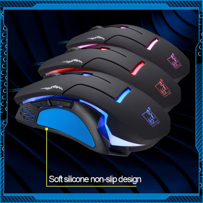 T7 Wired 3 Color Changeable 1200 DPI 1600DPI 2400DPI Gaming USB Optical Mouse - Wired Mice by buy2fix | Online Shopping UK | buy2fix