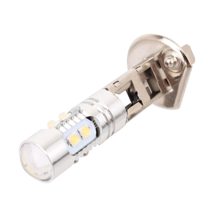 H1 50W 600LM 5500K  White Light 10 SMD-2828-LEDs Car Foglight , Constant Current , DC12-24V(White Light) - In Car by buy2fix | Online Shopping UK | buy2fix