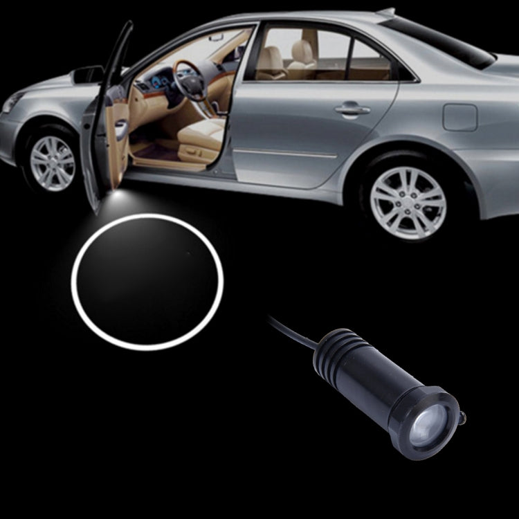 Car Door LED Laser Welcome Decorative Light, LED Laser for BMW Logo (Pair)(Black) - Door Lights by buy2fix | Online Shopping UK | buy2fix