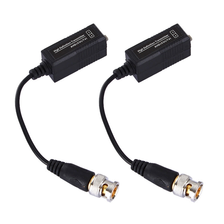 2 PCS HD 205C Coaxial CVI/TVI/AHD 1CH Passive Transceiver Video Balun - Security by buy2fix | Online Shopping UK | buy2fix