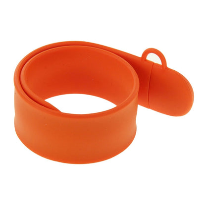 Silicone Bracelet USB Flash Disk with 32GB Memory(Orange) - USB Flash Drives by buy2fix | Online Shopping UK | buy2fix