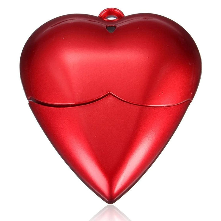 4GB Heart style USB Flash Disk(Red) - USB Flash Drives by buy2fix | Online Shopping UK | buy2fix