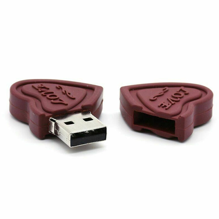 Dual Hearts Style 4GB USB Flash Disk - USB Flash Drives by buy2fix | Online Shopping UK | buy2fix