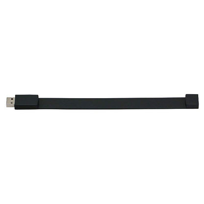 2GB Silicon Bracelets USB 2.0 Flash Disk(Black) - USB Flash Drives by buy2fix | Online Shopping UK | buy2fix