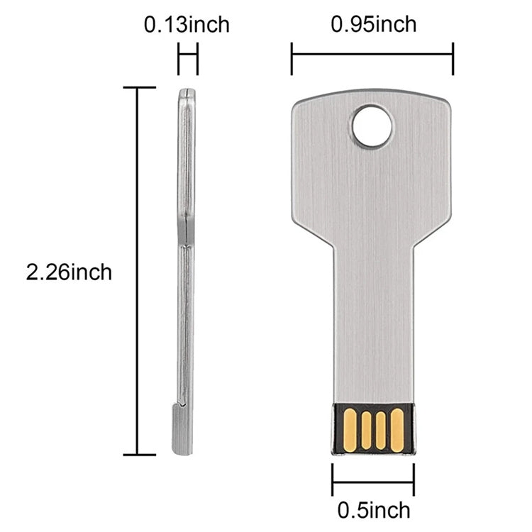 4GB Key USB Flash Disk - USB Flash Drives by buy2fix | Online Shopping UK | buy2fix