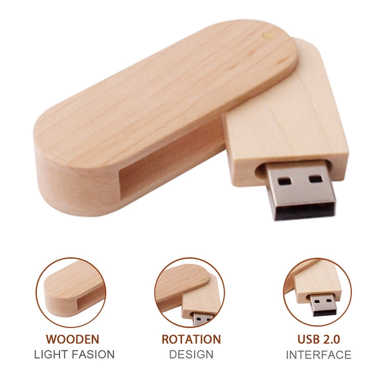 8 GB Wood Material USB Flash Disk - USB Flash Drives by buy2fix | Online Shopping UK | buy2fix