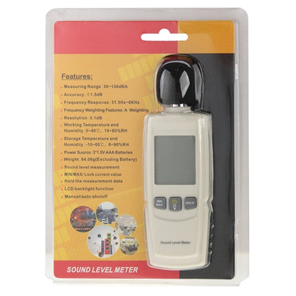 BENETECH GM1352 Sound Level Meter - Light & Sound Meter by BENETECH | Online Shopping UK | buy2fix