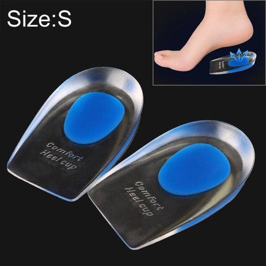 Women Silicone Gel Comfort Heel Cups Pads Half Pads, Size: S(Blue) - Outdoor & Sports by buy2fix | Online Shopping UK | buy2fix