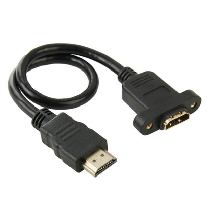 30cm HDMI (Type-A) Male to HDMI (Type-A) Female Adapter Cable with 2 Screw Holes -  by buy2fix | Online Shopping UK | buy2fix