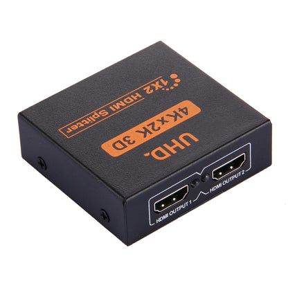 FY1409E Mini V1.3 UHD 4K x 2K 3D 1 x 2 HDMI Splitter(Black) - Computer & Networking by buy2fix | Online Shopping UK | buy2fix