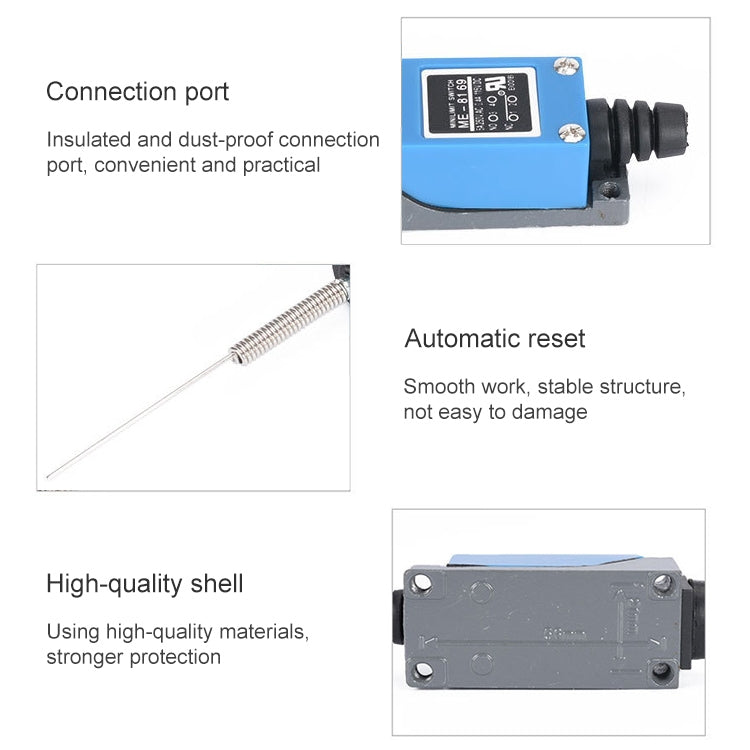 ME-8169 Electrical Wobble Stick Arm Lever Mini Limit Switch(Blue) - Consumer Electronics by buy2fix | Online Shopping UK | buy2fix