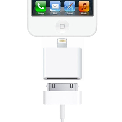 8 Pin to 30 Pin Adapter(White) - Apple Accessories by buy2fix | Online Shopping UK | buy2fix