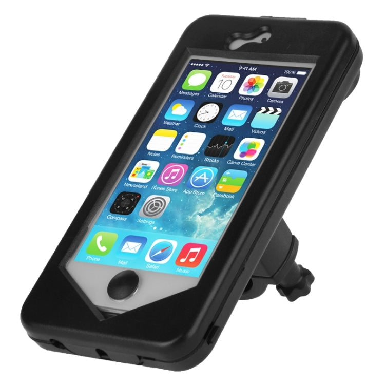 360 Degree Rotation 3 Layer (Plastic + Touch Panel Screen + Silicone Tray) Combination Bicycle Holder for iPhone 5 & 5S - Holders by buy2fix | Online Shopping UK | buy2fix