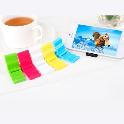 100 PCS Mini Universal Phone Holder, Random Color Delivery - Desktop Holder by buy2fix | Online Shopping UK | buy2fix