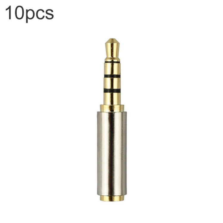 3.5mm 4-Pin Audio Jack Connector to 2.5mm 4-Pin Adapters (10 Pcs in One Package, the Price is for 10 Pcs) - Audio Adapter by buy2fix | Online Shopping UK | buy2fix