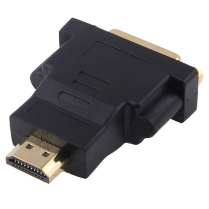 Gold Plated HDMI 19 Pin Male to DVI Female Adapter(Black) - Adapter by buy2fix | Online Shopping UK | buy2fix