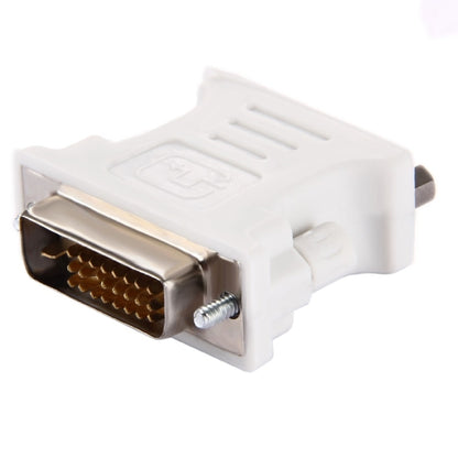 DVI 24+1 Pin Male to VGA 15Pin Female Adapter(White) - Adapter by buy2fix | Online Shopping UK | buy2fix