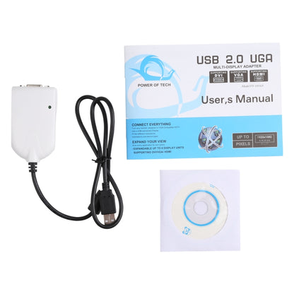 USB To VGA Multi-Monitor / Multi-Display Adapter, USB 2.0 External Graphics Card -  by buy2fix | Online Shopping UK | buy2fix