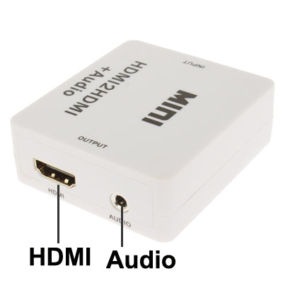 Mini HDMI to HDMI Audio Decoder - Converter by buy2fix | Online Shopping UK | buy2fix