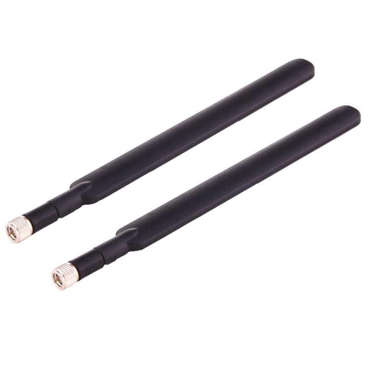 2 PCS B593 5dBi SMA Male 4G LTE Router Antenna(Black) - SMA/RP-SMA Antenna by buy2fix | Online Shopping UK | buy2fix