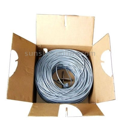 Lan Cable (CAT6E Data cable), Copper, Length: 305m, Diameter: 0.52mm - Lan Cable and Tools by buy2fix | Online Shopping UK | buy2fix