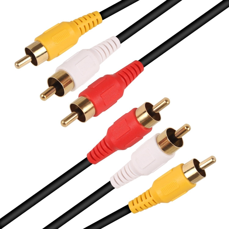 Normal Quality Audio Video Stereo RCA AV Cable, Length: 3m - RCA Cable by buy2fix | Online Shopping UK | buy2fix