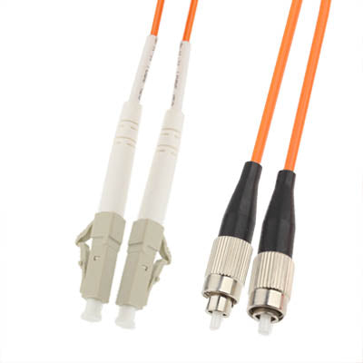 LC-FC Dual-Core Multi Mode Fiber Optic Jumper,Length: 3m - Fiber Optic Jumper by buy2fix | Online Shopping UK | buy2fix