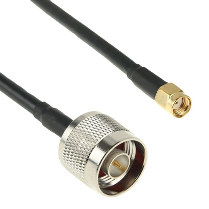 N Male to RP-SMA Converter Cable, Length: 50cm(Black) - N Antenna by buy2fix | Online Shopping UK | buy2fix