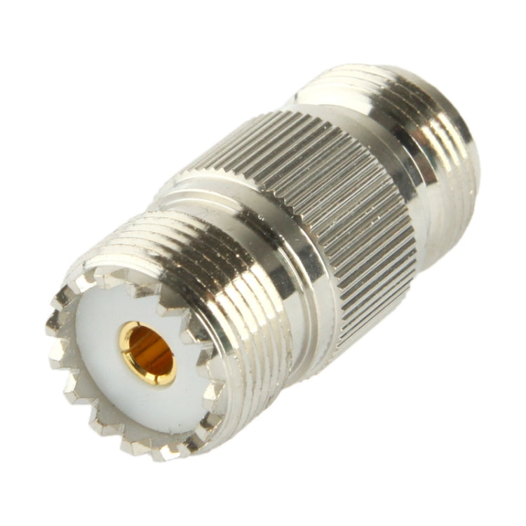 Coaxial RF N Female to UHF Female Adapter(Silver) - Connectors by buy2fix | Online Shopping UK | buy2fix