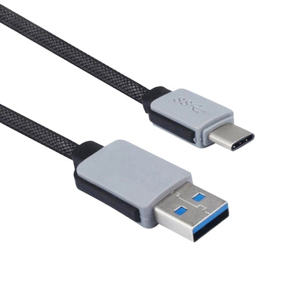 3m Woven Style 2A USB-C / Type-C 3.1 Male to USB 3.0 Male Data / Charger Cable - USB-C & Type-C Cable by buy2fix | Online Shopping UK | buy2fix