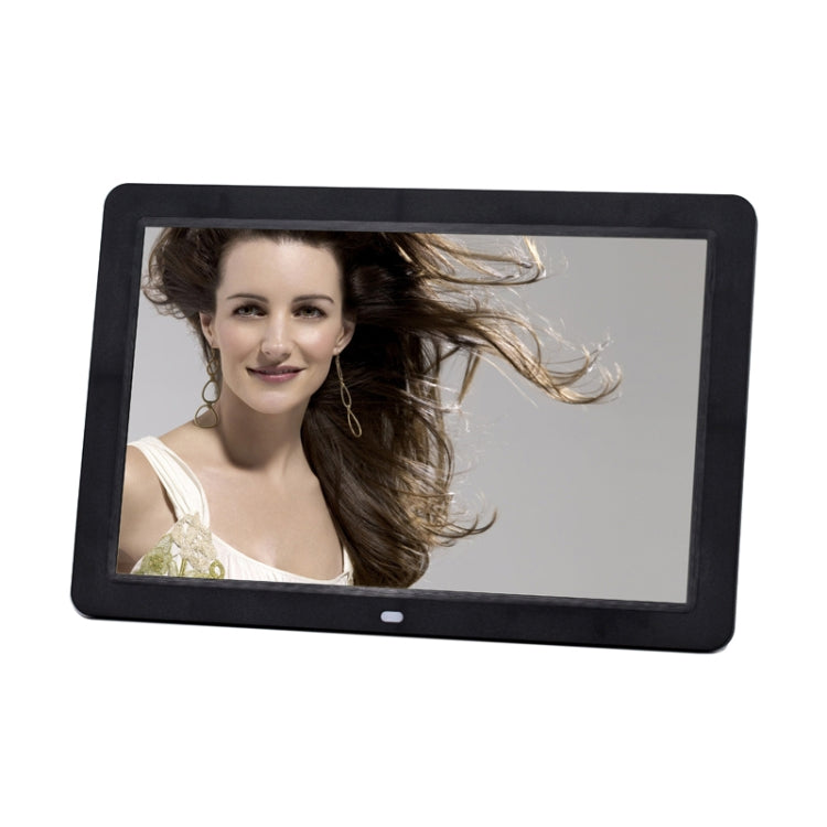 12.0 Inch LED Display Multi-media Digital Photo Frame with Holder / Music & Movie Player / Remote Control Function, Support USB / SD, Built in Stereo Speaker(Black) - 11 inch Below by buy2fix | Online Shopping UK | buy2fix