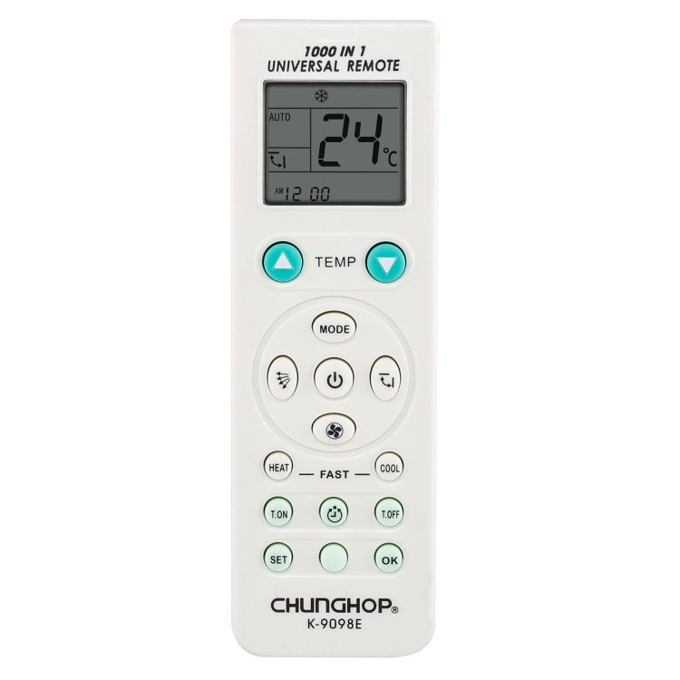 Chunghop Universal A/C Remote Control (K-9098E)(White) - Consumer Electronics by CHUNGHOP | Online Shopping UK | buy2fix