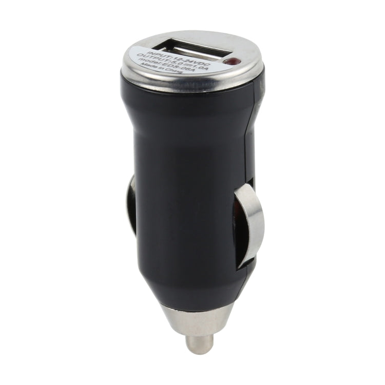 DC 5V / 1A USB Car Charger for Galaxy SIV / i9500 / SIII / i9300 / i8190 / S7562 / i8750 / i9220 / N7000 / i9100 / i9082 / BlackBerry Z10 / HTC X920e / Nokia / Other Mobile Phones(Black) - In Car by buy2fix | Online Shopping UK | buy2fix