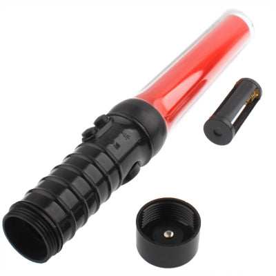 Safety Traffic 3-Mode Control Red LED Baton with Flashlight, Length: 29.5cm(Red) - In Car by buy2fix | Online Shopping UK | buy2fix