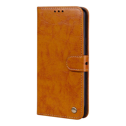 For Galaxy S9 Plus Oil Wax Texture Horizontal Flip Leather Case with Holder & Card Slots & Wallet(Brown) - Galaxy Phone Cases by buy2fix | Online Shopping UK | buy2fix