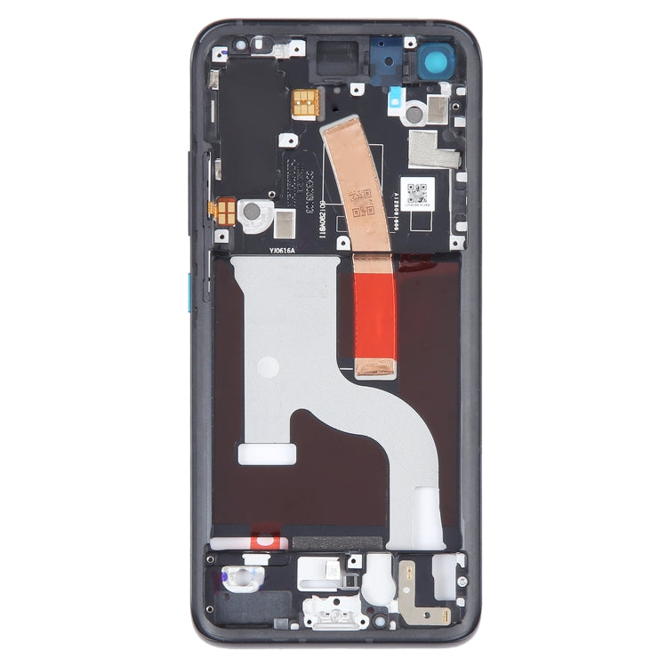 For Asus Zenfone 8 ZS 590KS-2A007EU I006D Middle Frame Bezel Plate (Black) - Frame Bezel Plate by buy2fix | Online Shopping UK | buy2fix