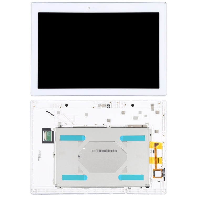 LCD Screen and Digitizer Full Assembly with Frame for Lenovo Tab 2 A10-70 A10-70F A10-70L(White) - LCD Screen by buy2fix | Online Shopping UK | buy2fix