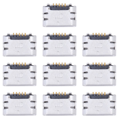 10 PCS Charging Port Connector For Alcatel One Touch Idol 4 OT6055 - Repair & Spare Parts by buy2fix | Online Shopping UK | buy2fix