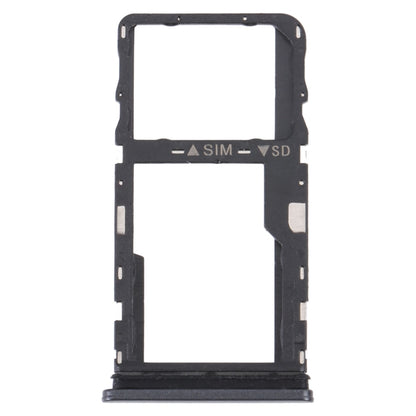 For TCL 30 XE 5G T767W Original SIM Card Tray + Micro SD Card Tray (Black) - Repair & Spare Parts by buy2fix | Online Shopping UK | buy2fix