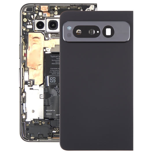 For Google Pixel Fold Original Battery Back Cover with Camera Lens Cover(Black) - Back Cover by buy2fix | Online Shopping UK | buy2fix
