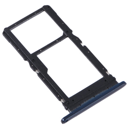 For Motorola Moto One Fusion Plus Original SIM Card Tray + Micro SD Card Tray (Blue) - Repair & Spare Parts by buy2fix | Online Shopping UK | buy2fix