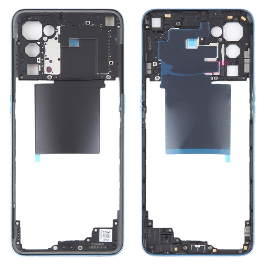 For OPPO Find X3 Lite Original Middle Frame Bezel Plate (Blue) - Frame Bezel Plate by buy2fix | Online Shopping UK | buy2fix